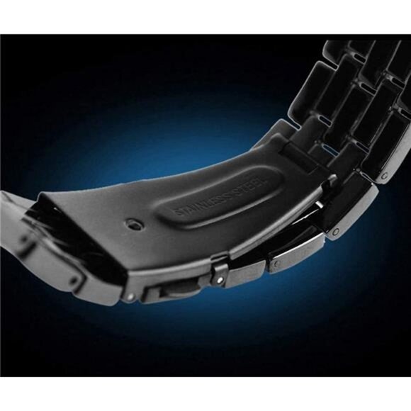 Mens Binary Sports Watch Digital LED Matrix Waterproof Outdoor Casual - Picture 5 of 6